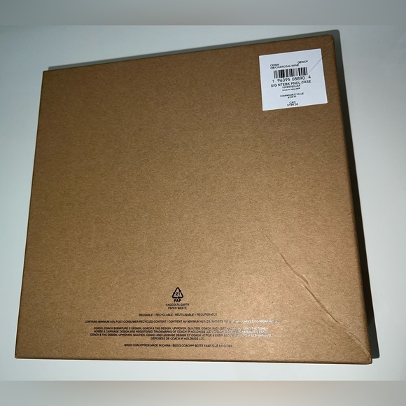 NIB Coach Boxed Notebook & pencil case in colorblock signature - Picture 12 of 13